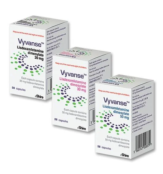 Vyvanse 30mg UK - lisdexamfetamine ADHD capsules