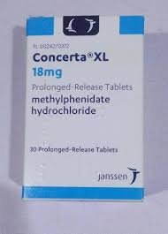 Concerta XL 18mg UK - methylphenidate ADHD